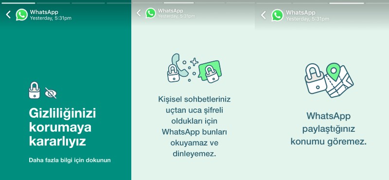 WhatsApp’tan Türkiye’deki kullancılarına özel bilgilendirme